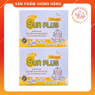 Combo 2 hộp Sữa non SUNPLUS tăng hệ miễn dịch tăng sữa đề kháng