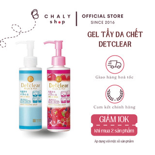 Tẩy tế bào chết lành tính Detclear Bright & Peel 180ml Nhật