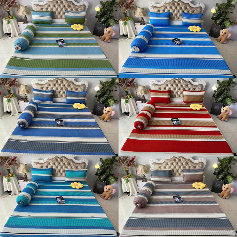Bộ drap thun hàn quốc 4 món mát mịn, chất thun co giãn hai chiều không đổ lông