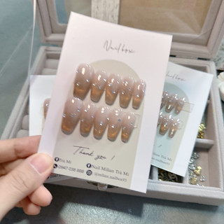 NailBox [ có sẵn ] Mắt mèo đồng form thang đính đá