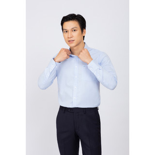 Sơ mi nam dài tay - Regular mattana xanh nhạt