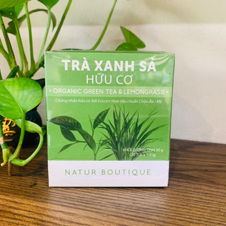 Trà xanh sả hữu cơ Fito 20 túi lọc