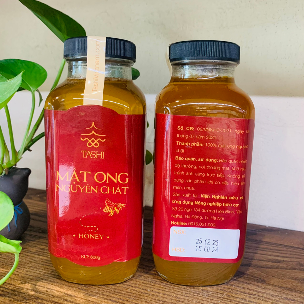 Mật ong nguyên chất Tashi 600g