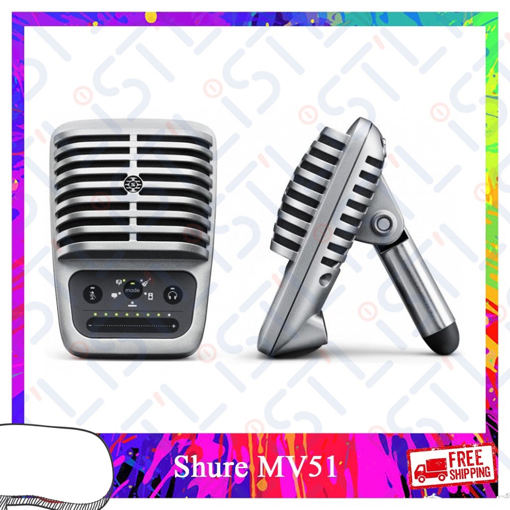 Micro Thu Âm USB Condenser Shure MV51