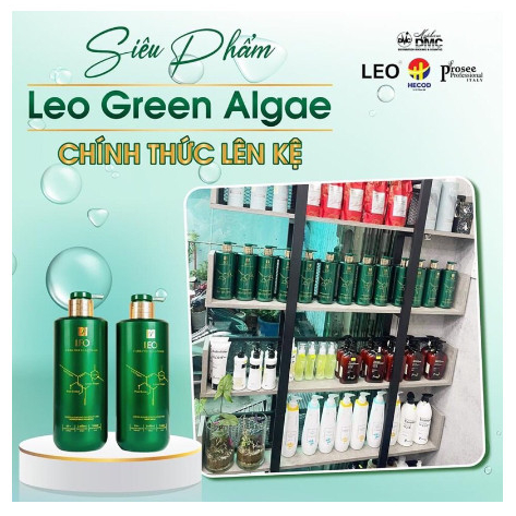 Cặp Gội Xả Prosee LEO Green Algae Anti Dandruff and Refreshing 450ml Tái Tạo Dành Cho Tóc Gàu,Dầu Nhờn