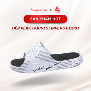 Dép quai ngang nam nữ thời trang cao cấp peak taichi - peak sóc đỏ chính hãng e11937l