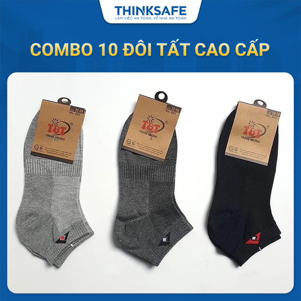 Combo 10 đôi tất nam cổ ngắn không hôi chân màu xám màu tối combo vớ nam ngắn cổ dày đẹp chất lượng cao