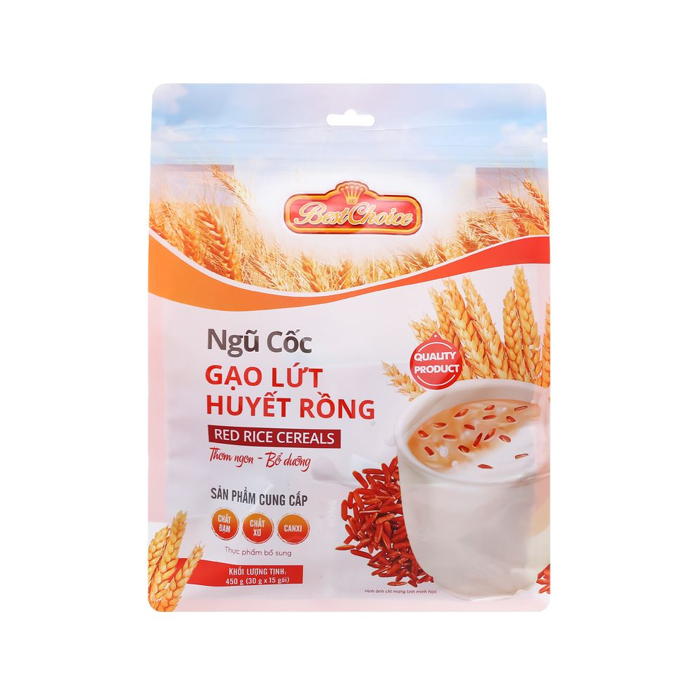 Ngũ cốc gạo lứt huyết rồng Best Choice gói 450g