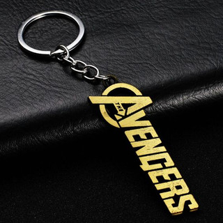Móc khóa LOGO AVENGERS - độc đáo - chất liệu kim loại - phong cách anh hùng nhiều màu sắc