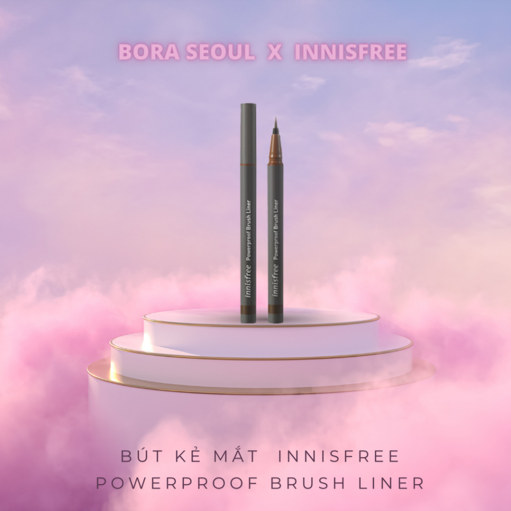 Bút Kẻ Mắt Nước Lâu Trôi Innisfree Powerproof Brush Liner 0.6 g Màu Nâu