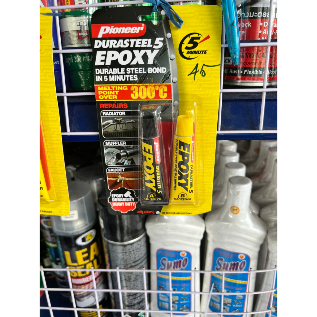 Keo dán Epoxy đa năng Pioneer Durasteel Five Minute Epoxy 35gr