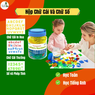 Đồ chơi hộp chữ cái và chữ số paico, hộp đựng nhỏ gọn giúp việc học toán và tiếng anh của bé trở lên dễ dàng hơn