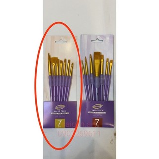 Bộ 7 cây cọ vẽ tranh đủ kiểu artpower value pack