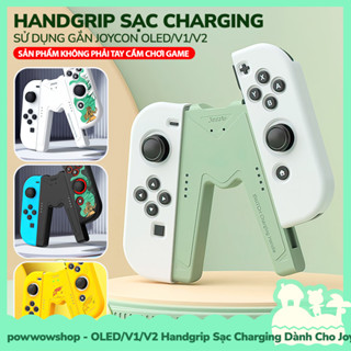 [Sẵn VN - Hỏa Tốc] Oled/V1/V2 Handgrip Charging Sạc Dành Cho Joycon Nintendo Switch Phong Cách Anime Manga Game