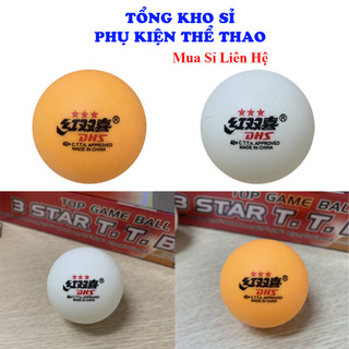 Quả bóng bàn, hộp 6 quả, 3 quả đạt tiêu chuẩn chất lượng 3 sao