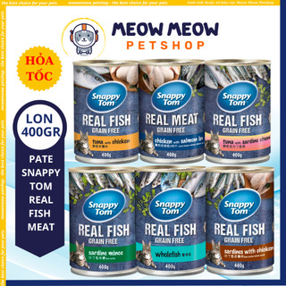 Pate cho mèo Snappy Tom | Lon 400GR | Pate Snappy Tom, Thức ăn dinh dưỡng cho mèo.