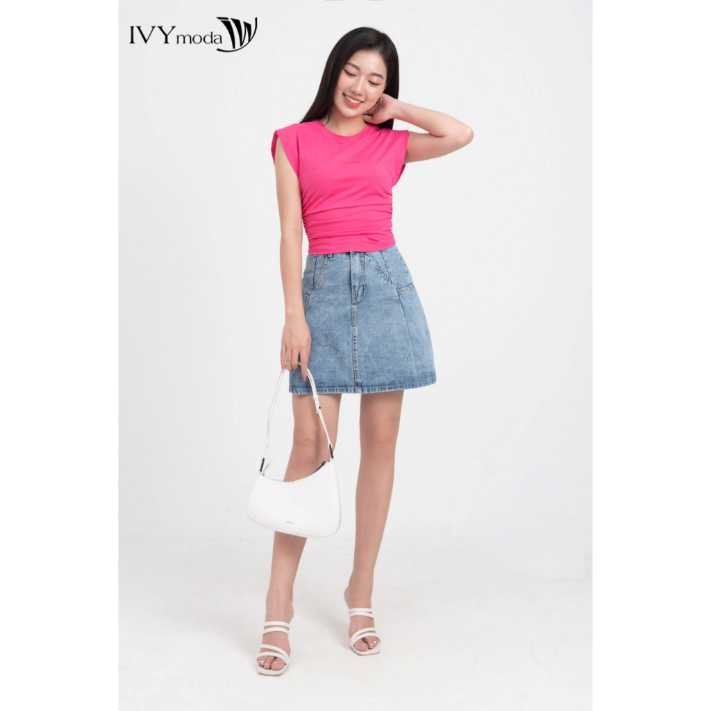 Chân váy bò Ladies IVY moda MS 32M7862