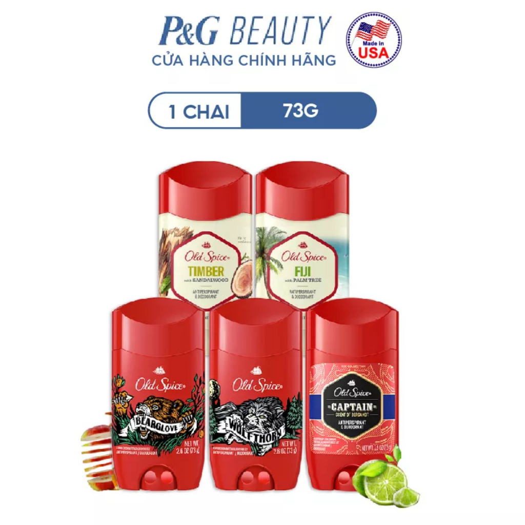 Sáp Khử Mùi & Ngăn tiết Mồ hôi Old Spice 73g/85g