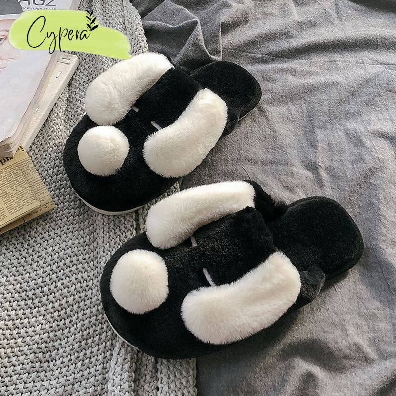 Dép bông hình cún cưng dễ thương xinh xắn mẫu mới cho nam nữ đế chống trơn - D157 - D34 - D40