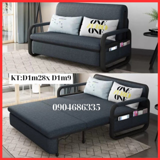 Giường Sofa Đa Năng , Giường Sofa Gấp Gọn Thành Ghế Tiện ích Khung Bằng Sắt Sơn Tĩnh Điện