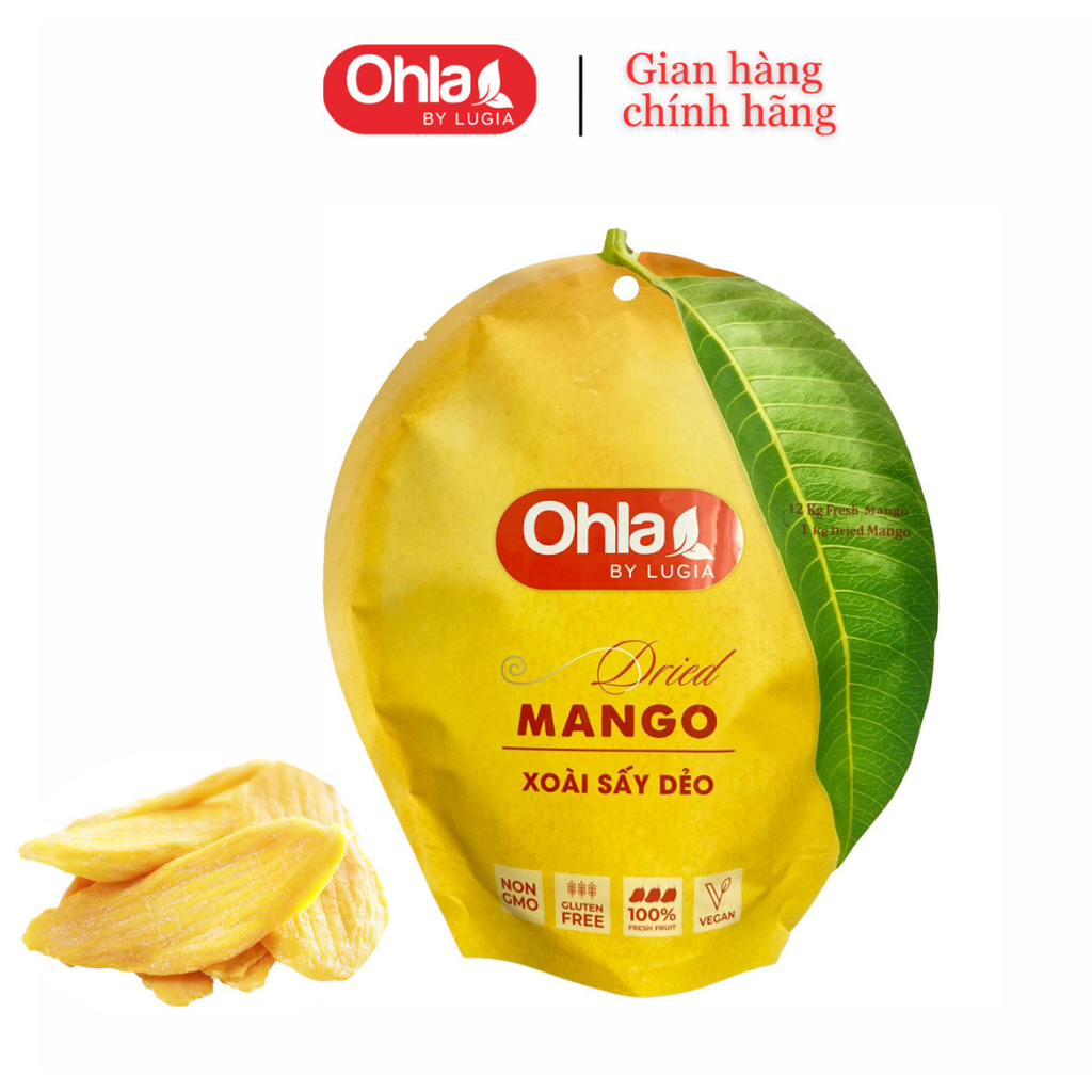 Xoài sấy dẻo Ohla ( túi trái xoài)_200g