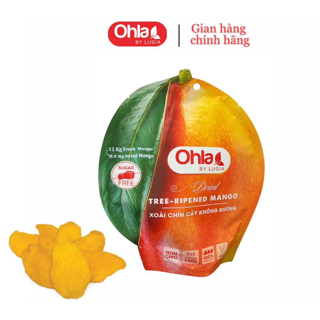 Xoài chín cây không đường Ohla_200g