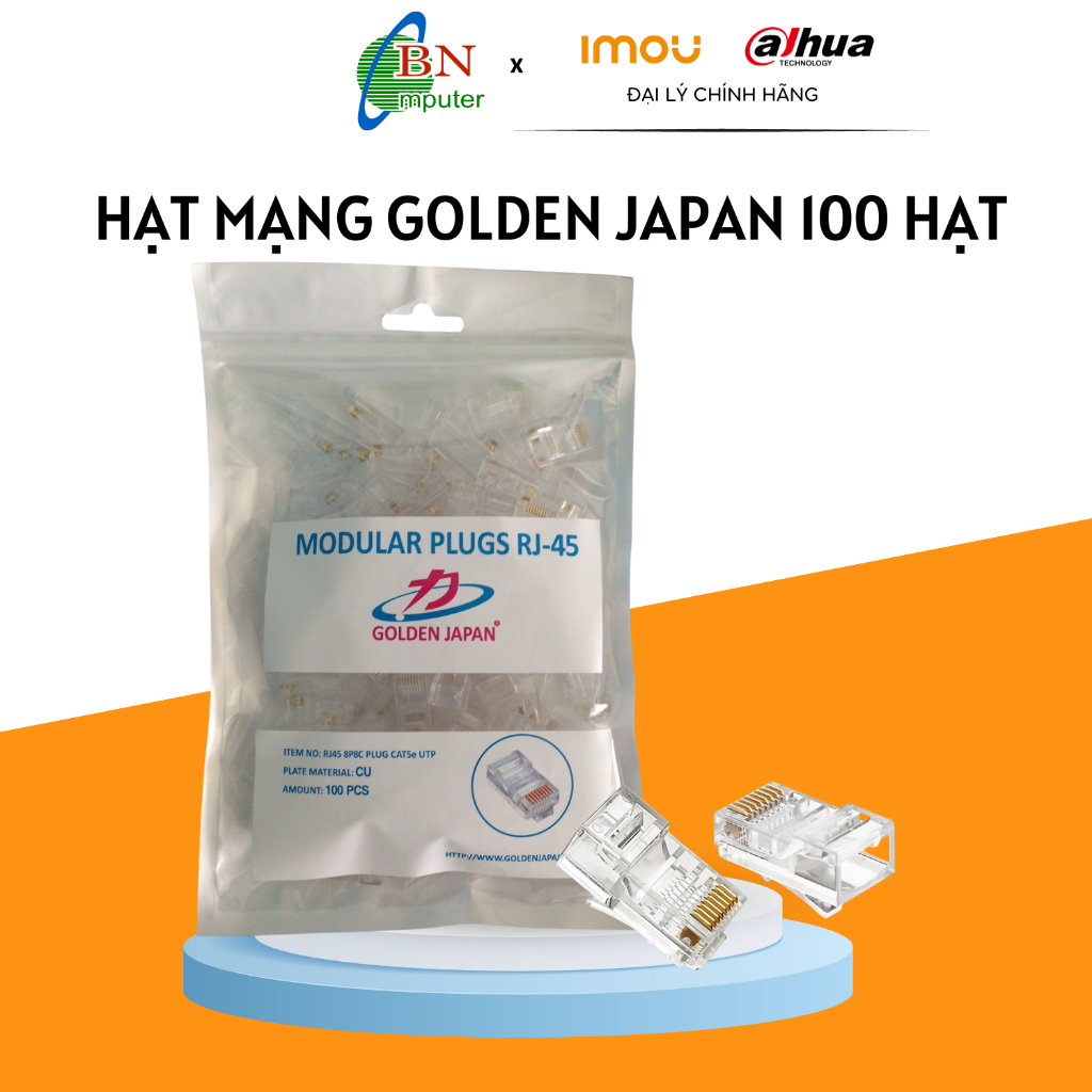 Hạt mạng Golden Japan cat 5 chính hãng