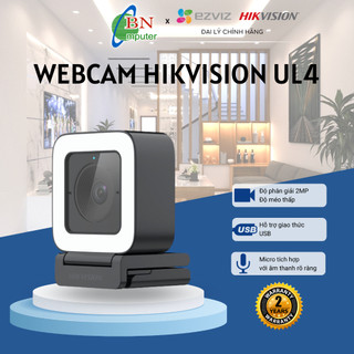 Webcam có mic Hikvision DS-UL4 1080P cho máy tính, hình ảnh siêu nét
