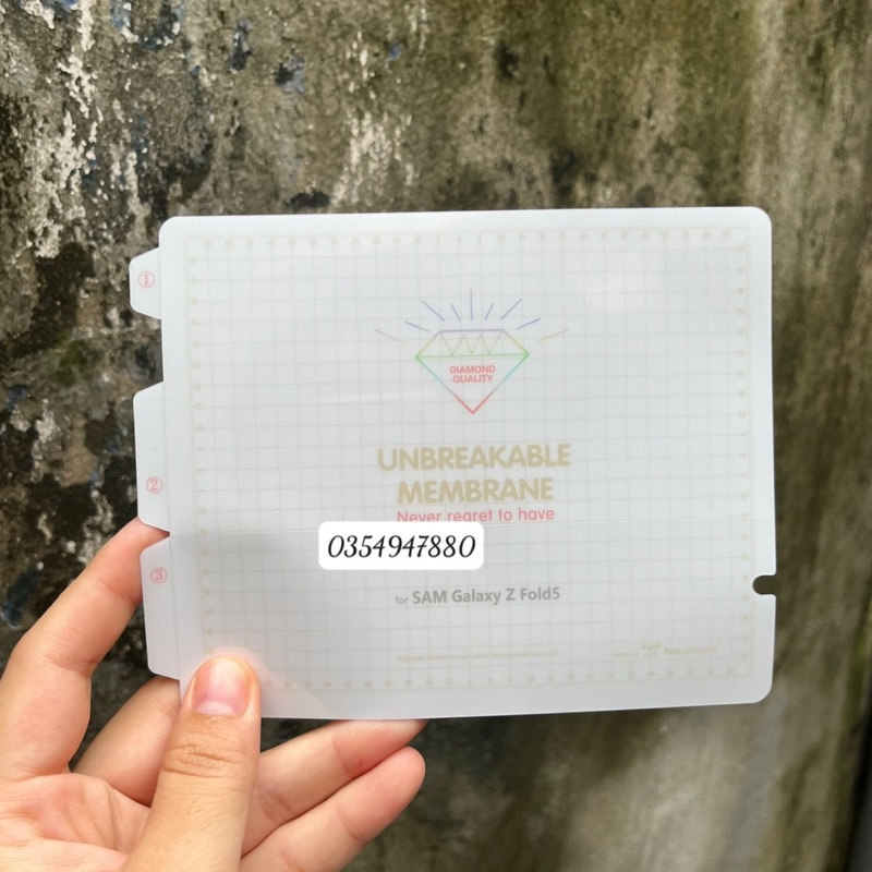 Miếng dán PPF dẻo cho Samsung Z Fold 5 5G mặt trước, mặt sau, mặt trước to full màn hình bảo vệ máy