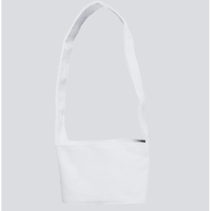 Túi vải Canvas màu trắng treo ly cốc kích thước 13x8.5x11cm-Mrstruongshop
