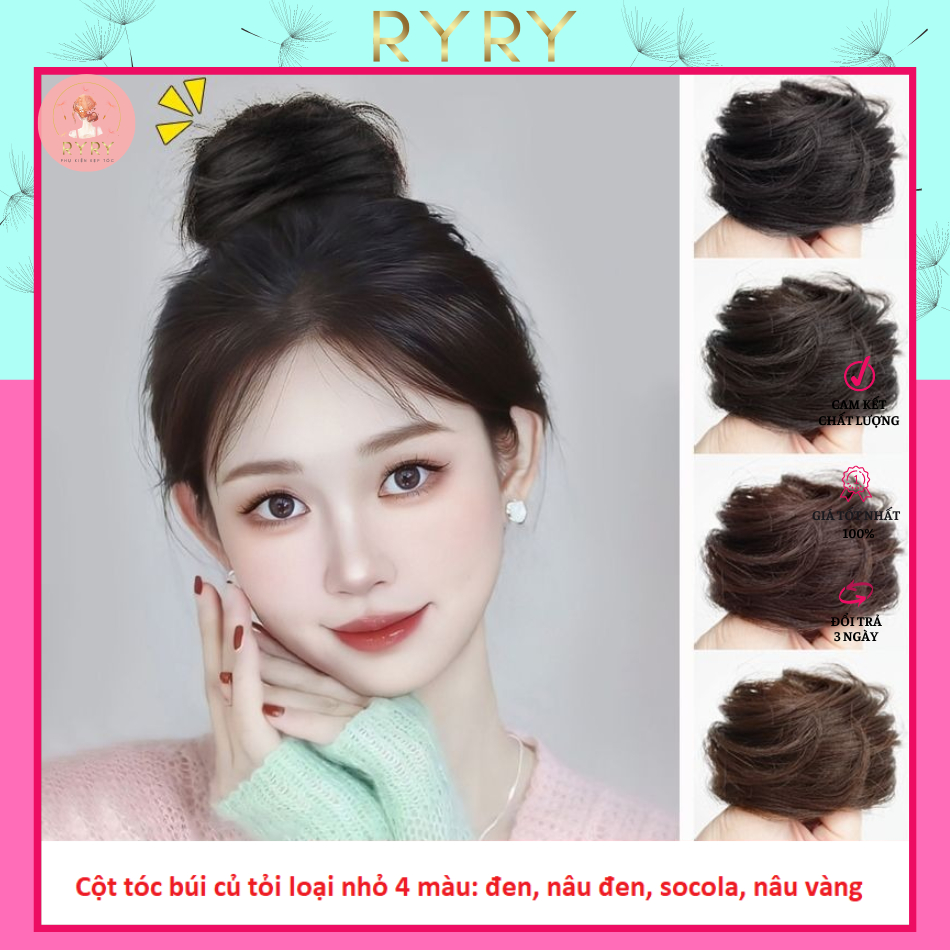 Búi Tóc Giả Tròn Thời Trang Cho Nữ