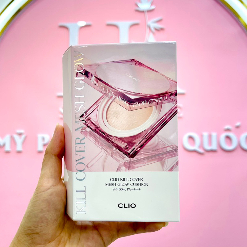 [Mẫu Mới 2023] Phấn Nước Clio Kill Cover Mesh Glow Cushion Spf50 + Pa + + + KÈM LÕI