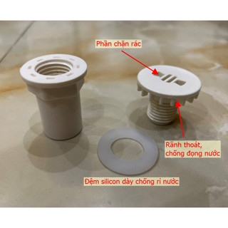 Out thoát nước xả đáy Phi 20 cho hồ cá ( loại thẳng)