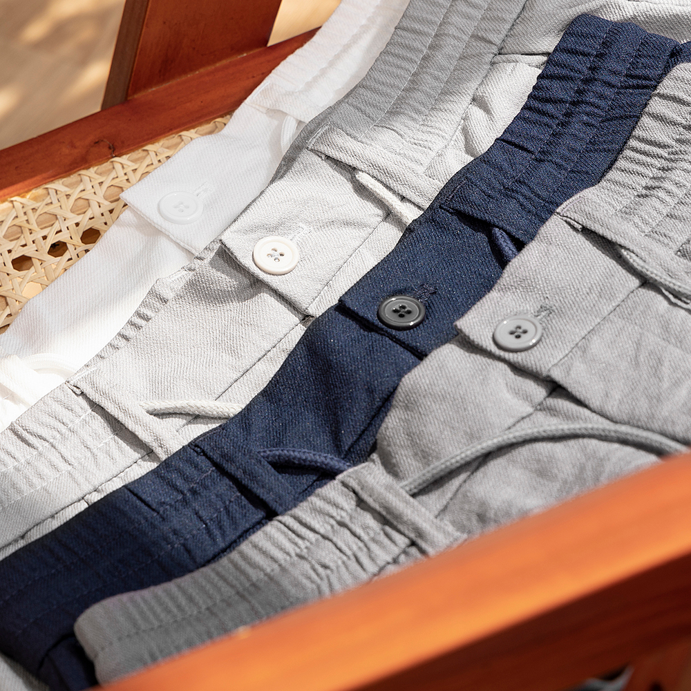 Quần Short Đũi nam LEBRO Cạp Chun From Chuẩn Thoáng Mát  QSD23-01C