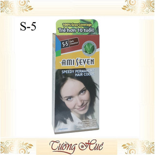 [ĐẦY-ĐỦ-PHỤ-KIỆN] Thuốc Nhuộm Thảo Dược Ami Seven 100% Gray Coverage.