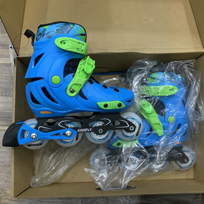 Giày Trượt Patin Kingfly W198 Dành Cho Trẻ Em, Có 4 Bánh Đèn Phát Sáng, Độ Chịu Lực Cao - PATINO