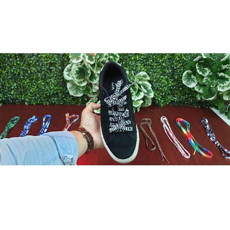 Dây Giày Thể Thao, Dây Giày Dẹt Đủ Họa Tiết Nhiều Màu Sắc Siêu Đẹp DGIC04