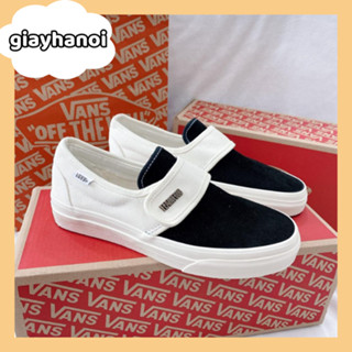 Giày Vans Dán Nam Nữ, Giày Vans Dán Đen Trắng Thể Thao hàng Đẹp Full Box