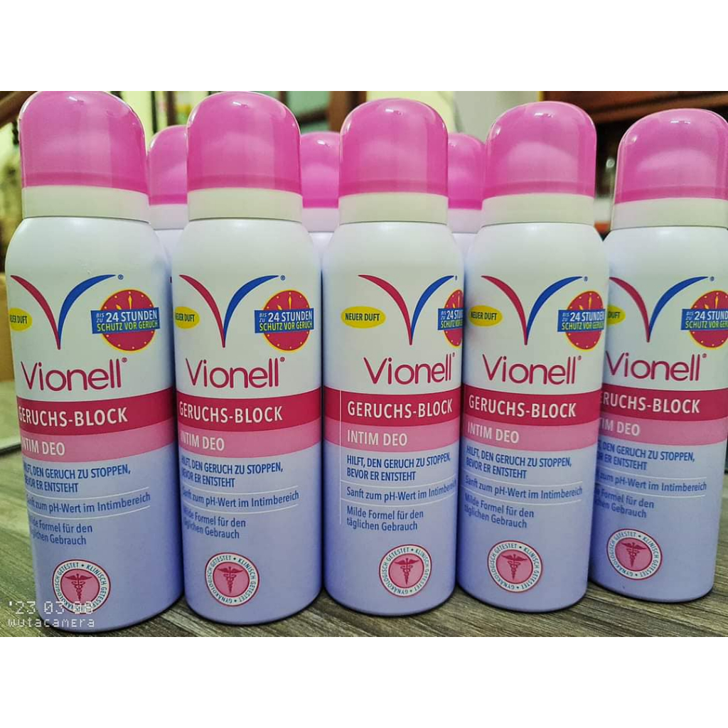 Xịt khử mùi và kháng khuẩn vùng bikini Vionell Đức