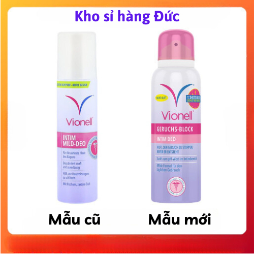 Xịt khử mùi và kháng khuẩn vùng bikini Vionell Đức