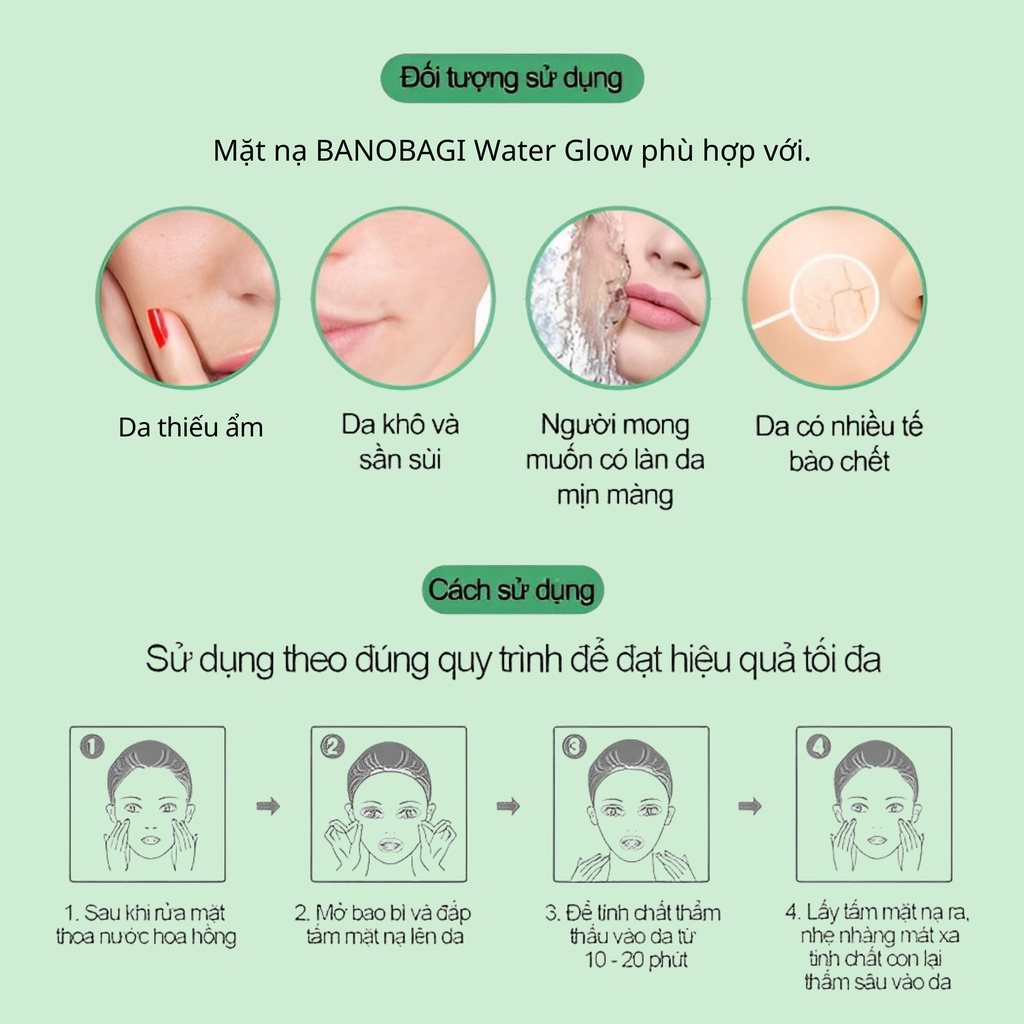 Mặt Nạ Dưỡng Và Phục Hồi Da Banobagi Vita Genic Jelly Mask CICA 30ml - BANOBAGI CICA