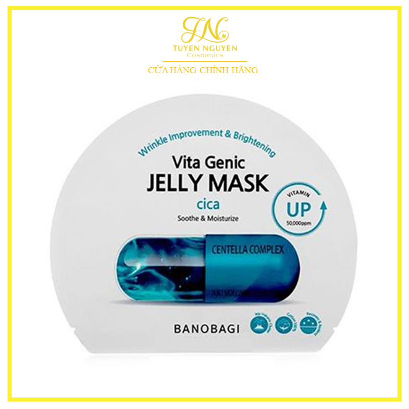 Mặt Nạ Dưỡng Và Phục Hồi Da Banobagi Vita Genic Jelly Mask CICA 30ml - BANOBAGI CICA