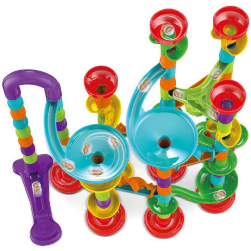 Đồ Chơi Lắp Ráp Cầu Trượt Thả Bi Marble Run 113 Chi Tiết Kiểu Dáng Đường Ống Tròn.Tiệm Nhà Sóc