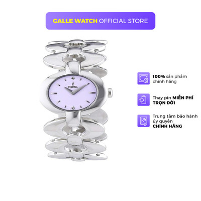 Đồng hồ nữ Festina Watch F16547/3 mặt kính Mineral, chống nước 5 ATM, dây thép đeo tay cao cấp chính hãng Thụy Sĩ