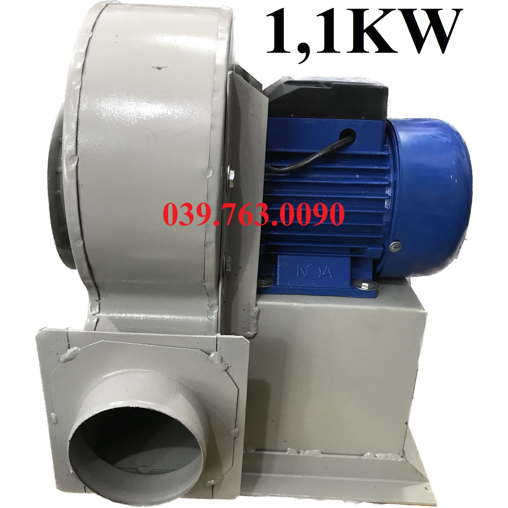 QUẠT SÊN LY TÂM 1,1KW CHUYÊN HÚT