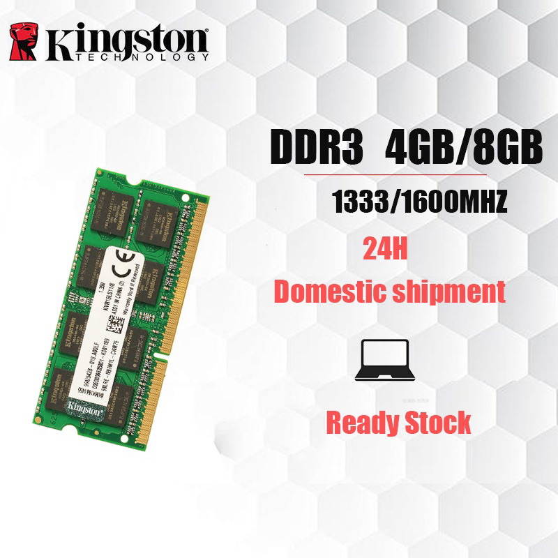 【Ship hàng tận nơi 24H】Kingston 2GB/4GB/8GB DDR3/DDR3L Notebook Memory RAM  SODIMM 1600MHz 204Pin 1.35V/1.5V