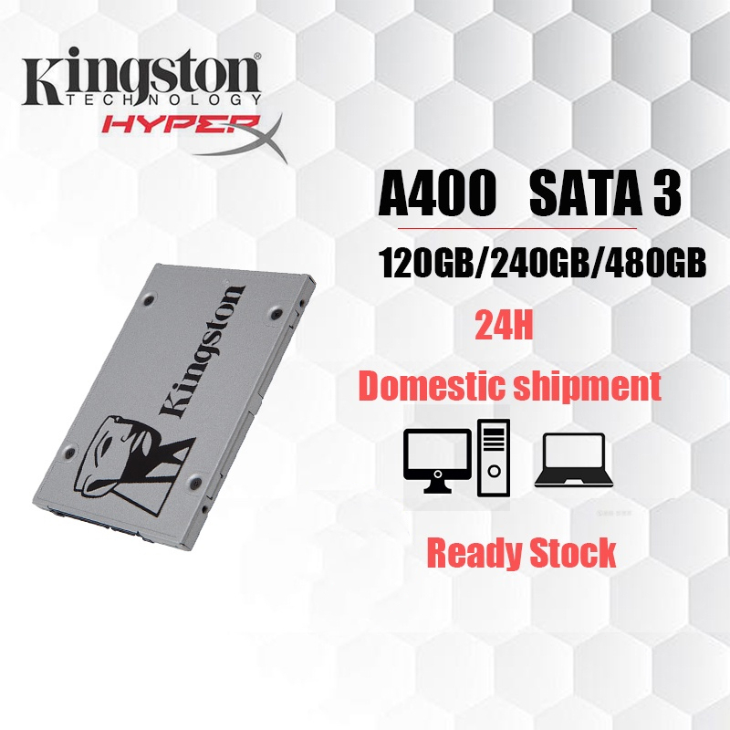 【Ship hàng tận nơi 24H】Kingston 120GB/240GB/480G/960GB A400  SSD  SATA 3 2.5“ Internal Solid State Drive | BigBuy360 - bigbuy360.vn