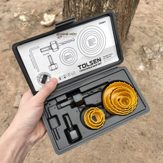Bộ khoét gỗ, thạch cao Tolsen 75865 - nghề mộc