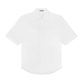 DVRK - Áo Sơ Mi Unisex Ngắn Tay Form Oversize In Logo Privé-DVRK-23SS