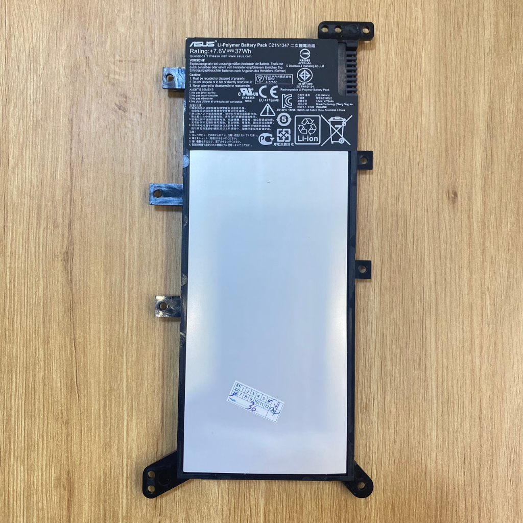 Pin Zin Laptop ASUS X555 X555LA X555LD A555L F554L F555 K555 VM510 C21N1347 37Wh Mới 100%